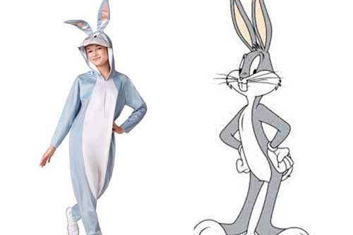 Bugs Bunny cartoon costume ideas