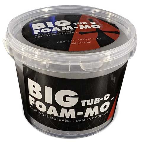 900g packer of affordable foam clay black