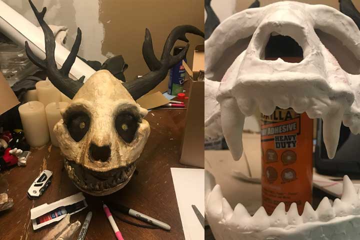 Sculpting Costume Parts with foam clay for cosplay