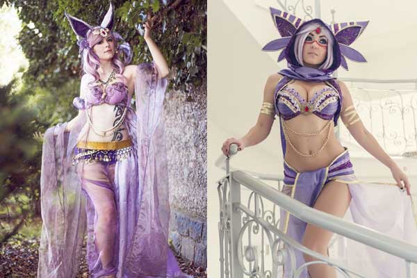 2 different costume ideas for Psiana Pokemon