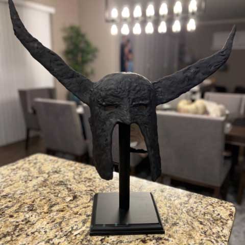 20 Foam Clay Ideas for Cosplay Props The Satan Mask made of foam clay