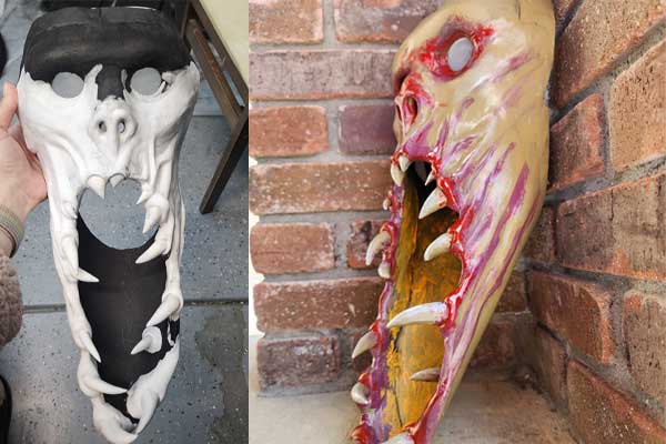 20 Foam Clay Ideas for Cosplay Props A Scary Mask for foam clay ideas