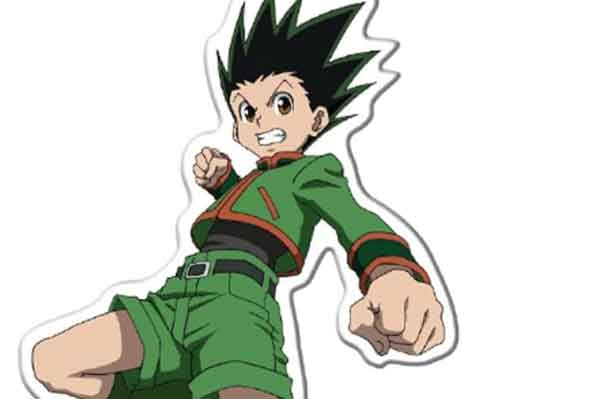 Gon Freecss Hunter X Hunter has spikey green hair