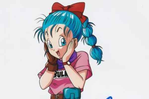 Bulma from the Dragon Ball series