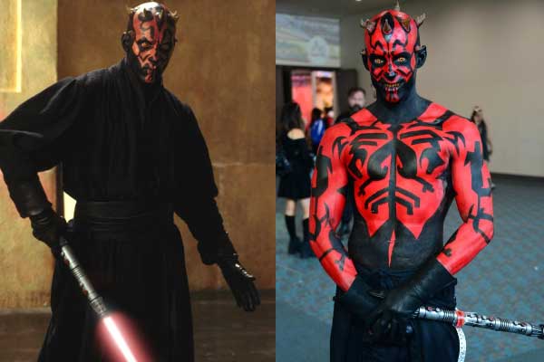 Star Wars Character Cosplay ideas Darth Maul Cosplay Look is better than his original version
