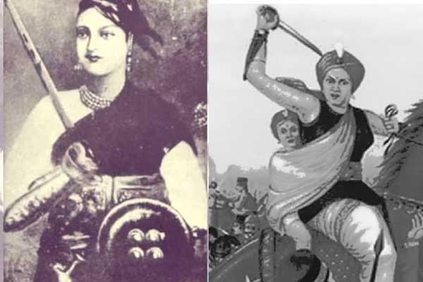Rani Lakshmi Bai for Indian freedom fighter costume
