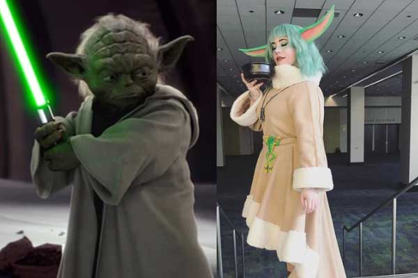 Star Wars Character Cosplay ideas Cute Yoda Cosplay